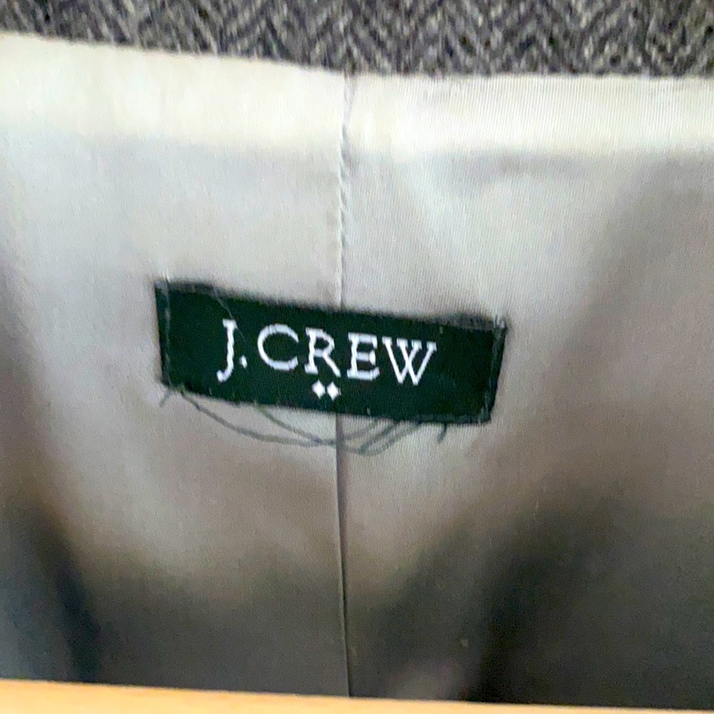 J.Crew wool blazer, grey tweed - Picture 3 of 4